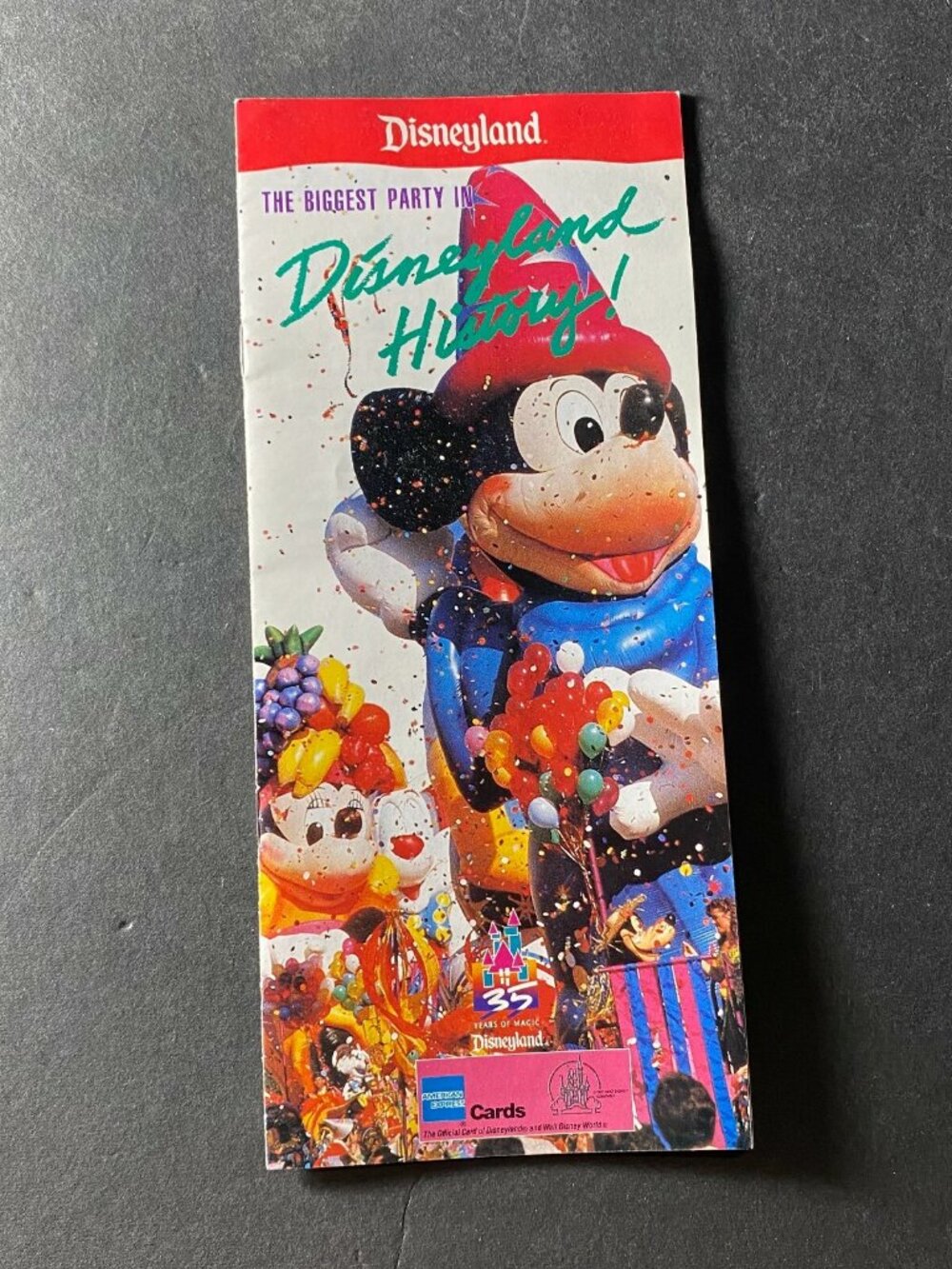 Disneyland 1989 35th Anniversary Park Brochure